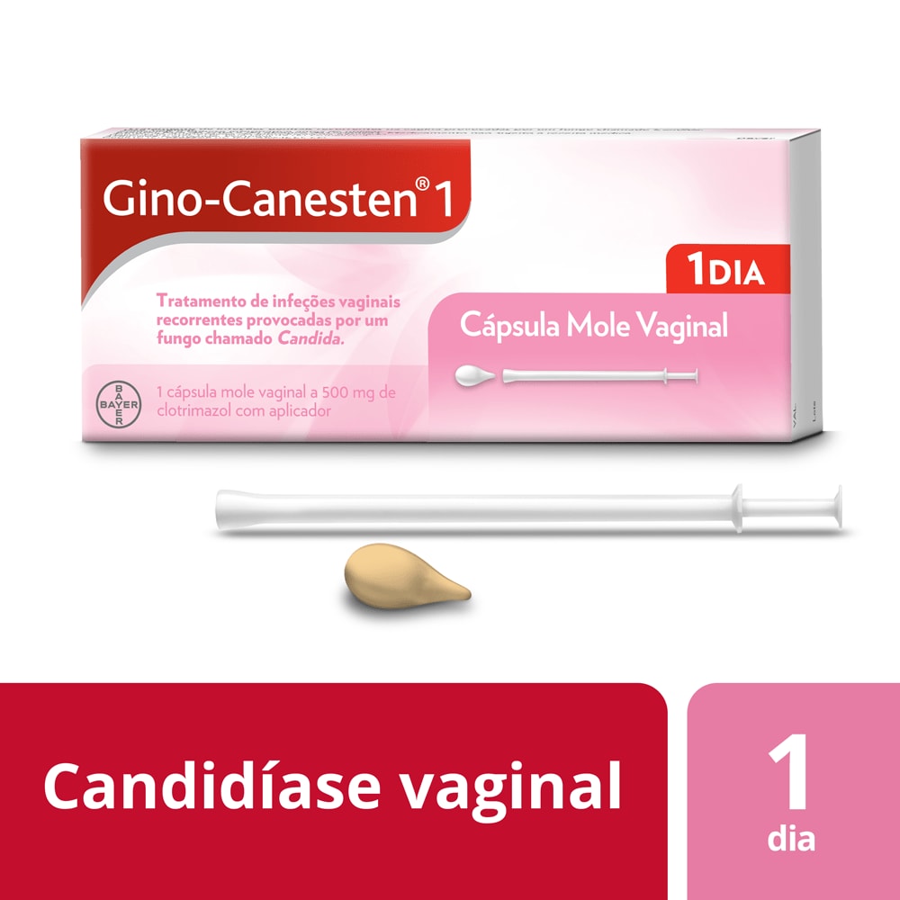 Tratamento para a candidíase em cápsula mole vaginal de aplicação única: trata a candidíase e os seus 6 principais sintomas 