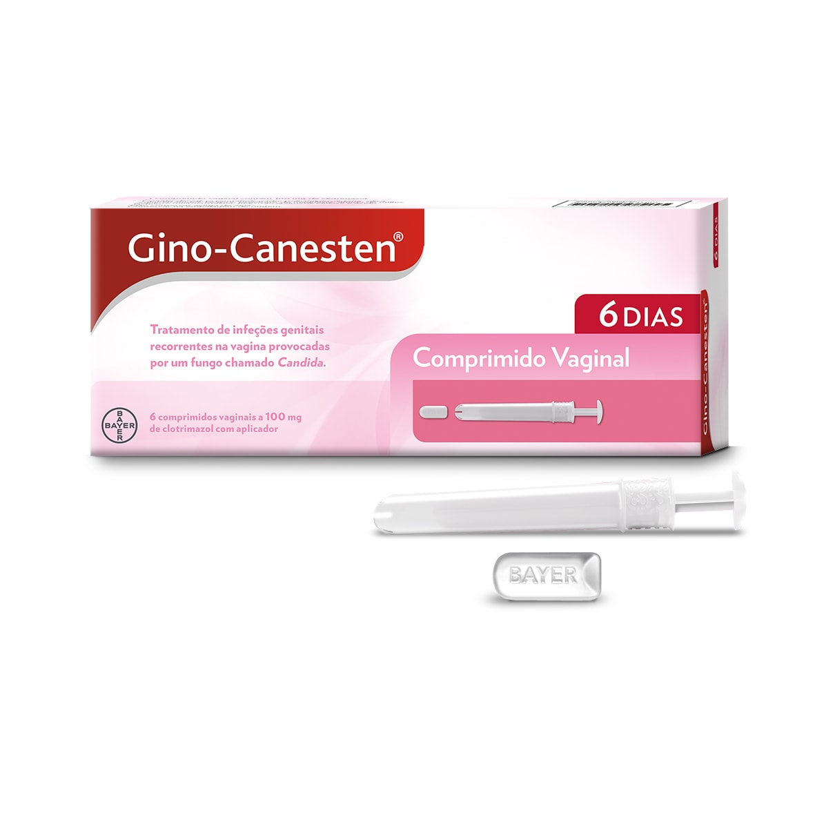 Gino-Canesten 6 comprimidos vaginais