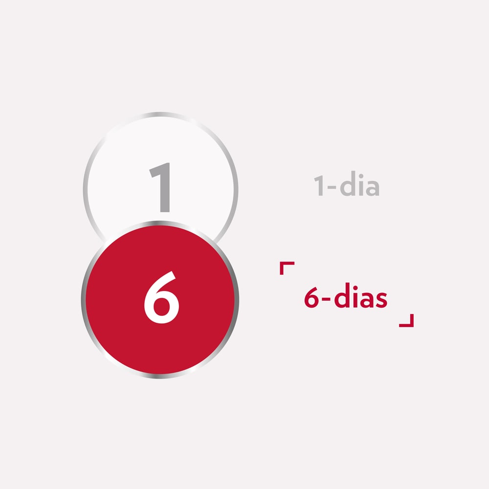 Canesten 6-day, 3-day, and 1-day dosage icon