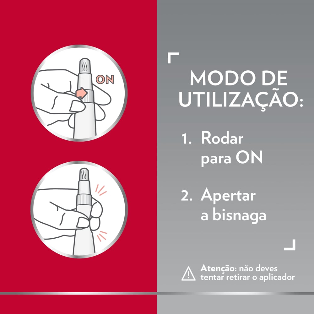 Canesten Unidia apertar a bisnaga